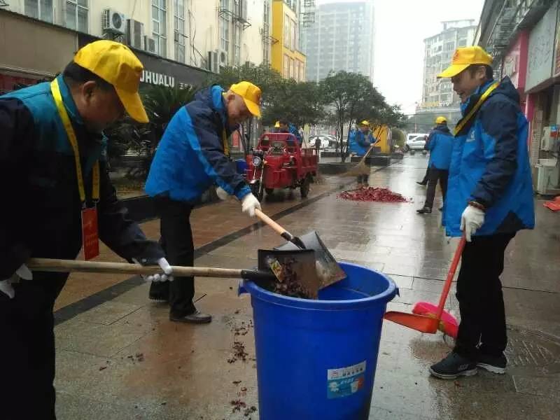 开展卫生清理活动 提高党员服务意识