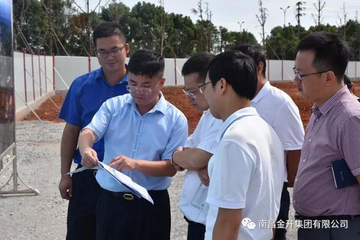 集团高管现场调度 大力推进项目建设