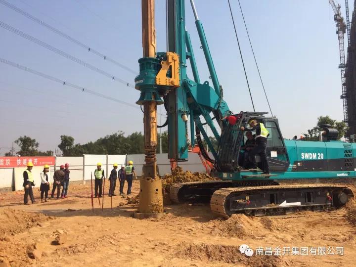 云嘉新材料厂房及配套工程首桩开钻