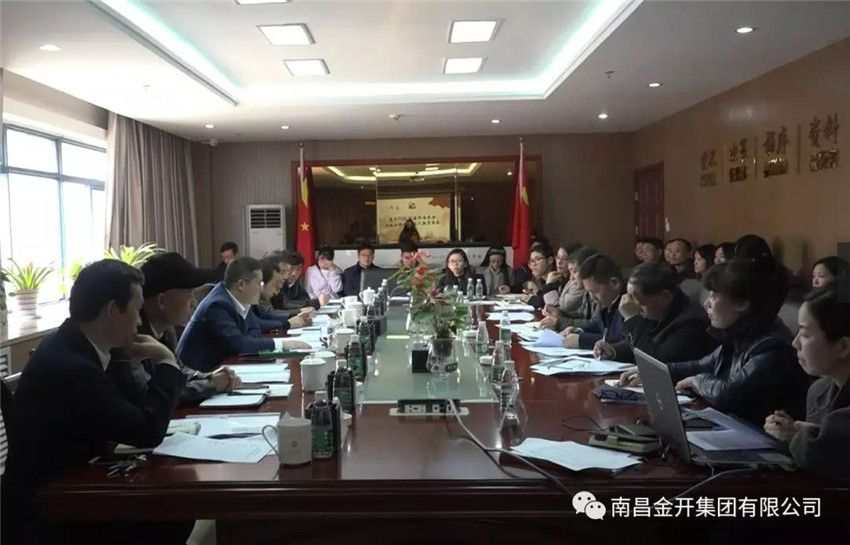 金开集团党委召开2017年度基层党建工作述职评议会议