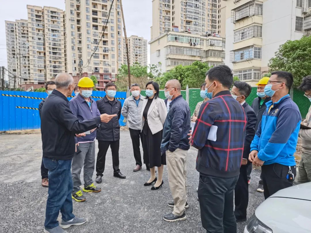 区党工委委员、纪工委书记刘兴实地督导集团民生工程项目