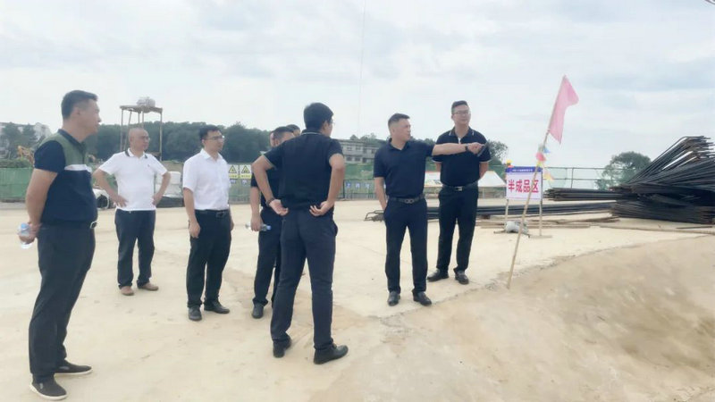 李茶根调研督导集团重点项目建设及安全生产工作