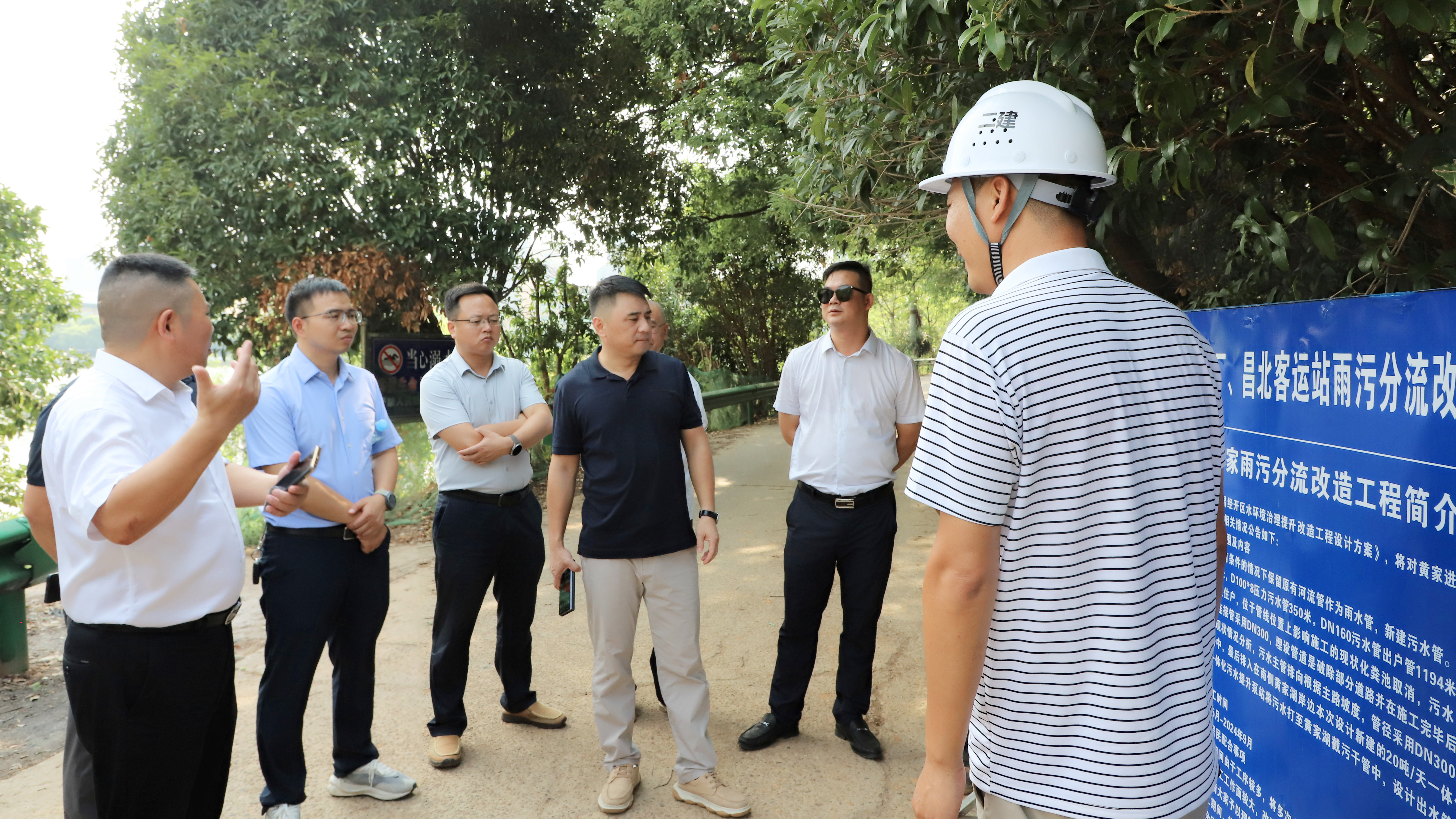 李茶根实地调研督导排水单元整治工程推进情况